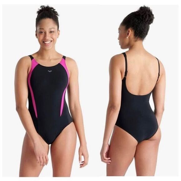 Arena Women's Standard Bodylift Swimsuit Lola U Back Panel - Picture 1 of 5